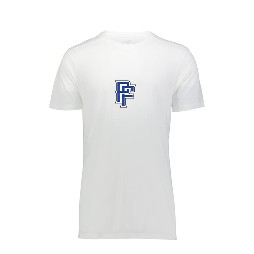 [FTSCUBWH-AS-LOGO3] Decker Men's Tri-Blend T-Shirt - Short Sleeve (Adult S, White, Logo 3)