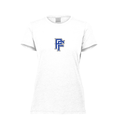 [FTSCUBWH-FAXS-LOGO3] Decker Women's Tri-Blend T-Shirt - Short Sleeve (Female Adult XS, White, Logo 3)