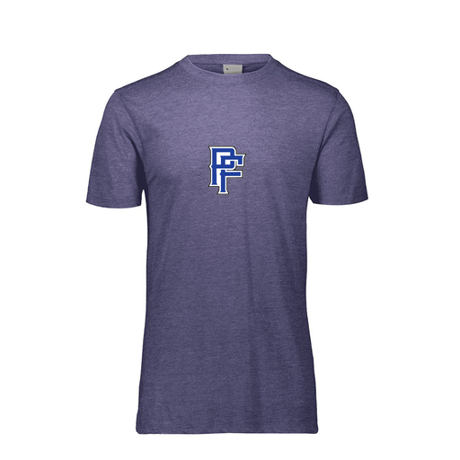 [FTSCUBRY-AS-LOGO3] Decker Men's Tri-Blend T-Shirt - Short Sleeve (Adult S, Royal, Logo 3)