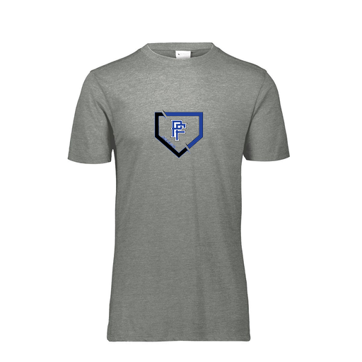 [FTSCUBGY-YS-LOGO1] Decker Youth Tri-Blend T-Shirt - Short Sleeve (Youth S, Gray, Logo 1)