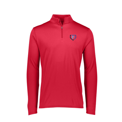 [2787.040.XS-LOGO1] Ladies Dri Fit 1/4 Zip Shirt (Female Adult XS, Red, Logo 1)