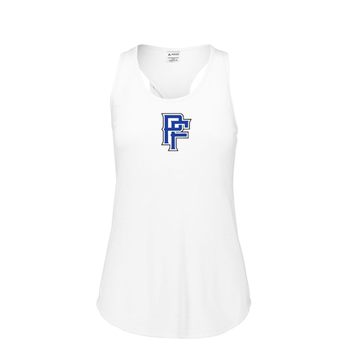 [3078.005.S-LOGO3] Ladies Tri Blend Tank Top (Female Adult S, White, Logo 3)