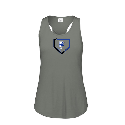 [3078.013.S-LOGO1] Ladies Tri Blend Tank Top (Female Adult S, Gray, Logo 1)