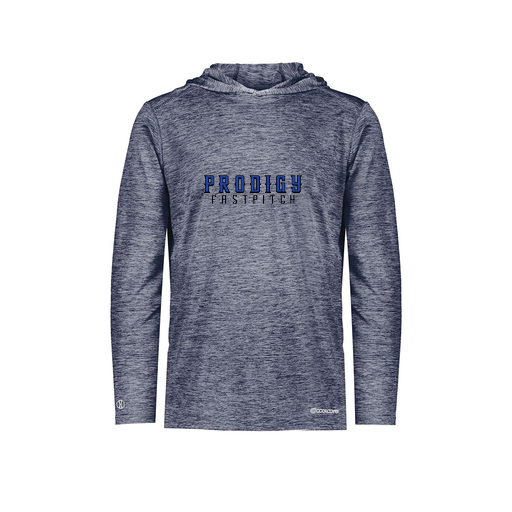 [FOLHCGNV-AS-LOGO2] Decker Men's Charge Hoodie (Adult S, Navy, Logo 2)