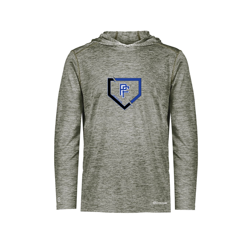 [FOLHCGGY-YS-LOGO1] Decker Youth Charge Hoodie (Youth S, Gray, Logo 1)