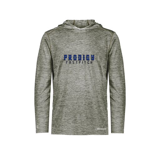 [FOLHCGGY-YS-LOGO2] Decker Youth Charge Hoodie (Youth S, Gray, Logo 2)