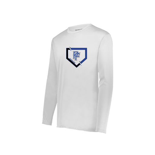 [222822.005.XS-LOGO1] Men's LS Smooth Sport Shirt (Adult XS, White, Logo 1)