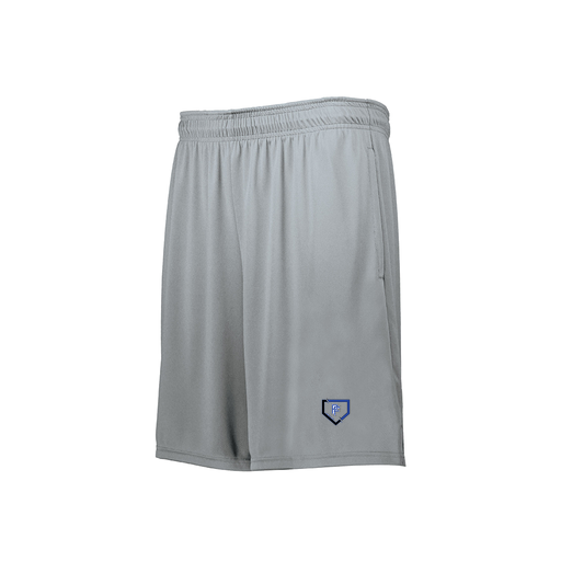 [229511.099.XS-LOGO1] Men's Swift Short (Adult XS, Silver, Logo 1)
