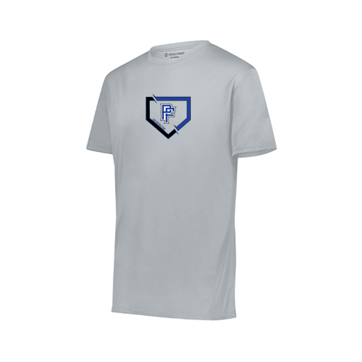 [222819.099.XXS-LOGO1] Youth Movement Dri Fit Shirt (Youth XXS, Silver, Logo 1)