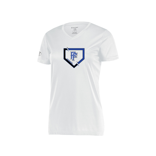 [222820.005.S-LOGO1] Ladies Movement Dri Fit Shirt (Female Adult S, White, Logo 1)