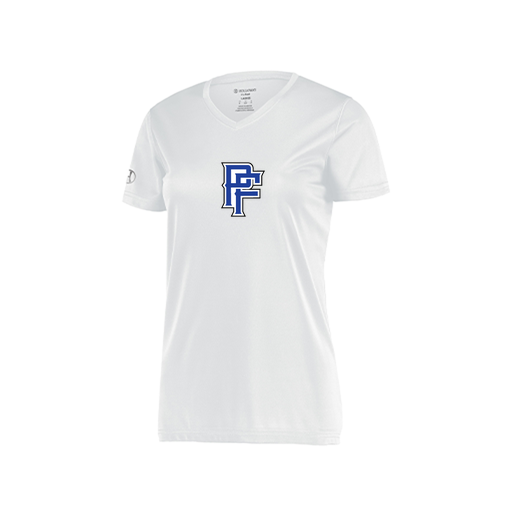 [222820.005.S-LOGO3] Ladies Movement Dri Fit Shirt (Female Adult S, White, Logo 3)